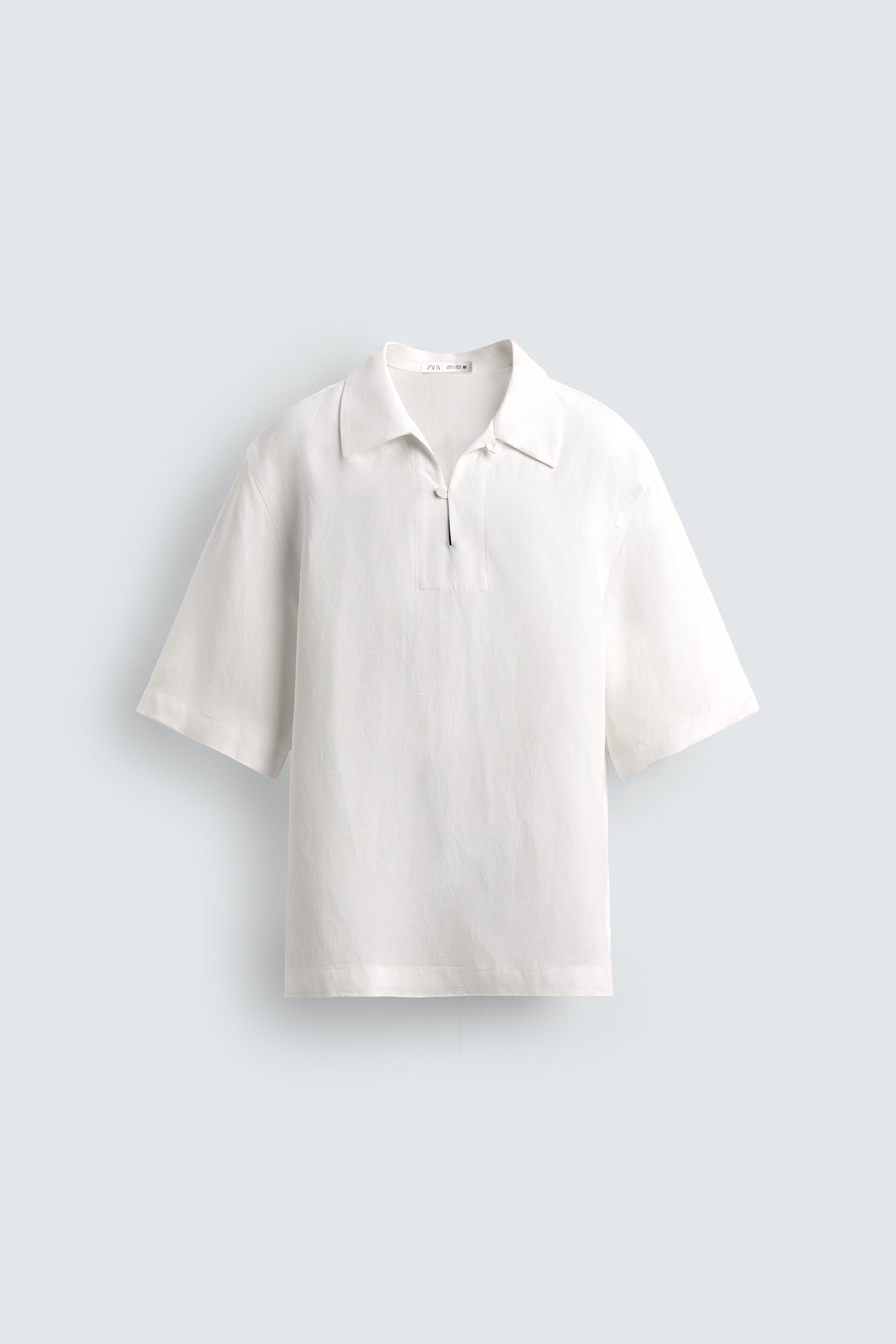 CHEMISE POLO VISCOSE - LIN
